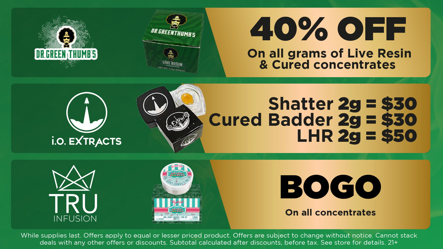 VenomX World's THC Factory 