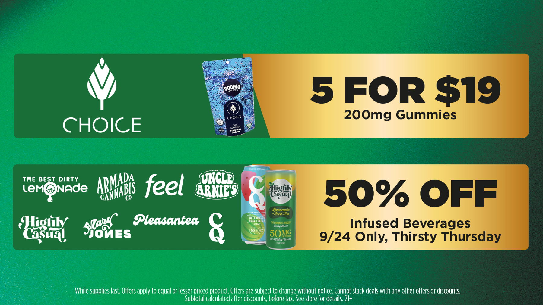 Mac Pharms Bundle	1g Cart, 200mg Gummy, 1g Concentrate, 1g Infused PR.	$34.99 Gold Tier Bundle	"1 Gold Tier 3.5g, (2) 1g Crude Boys/Drip Cart,  (2) 200mg Choice Chews, (2) 1g Paisley Trees PR"	$59.99 Silver Tier Bundle	1 Silver Tier 3.5g, 1g Common Citizen Wax, 200mg MKX Gummy, 1 Fire Styxx Infused PR	$39.99