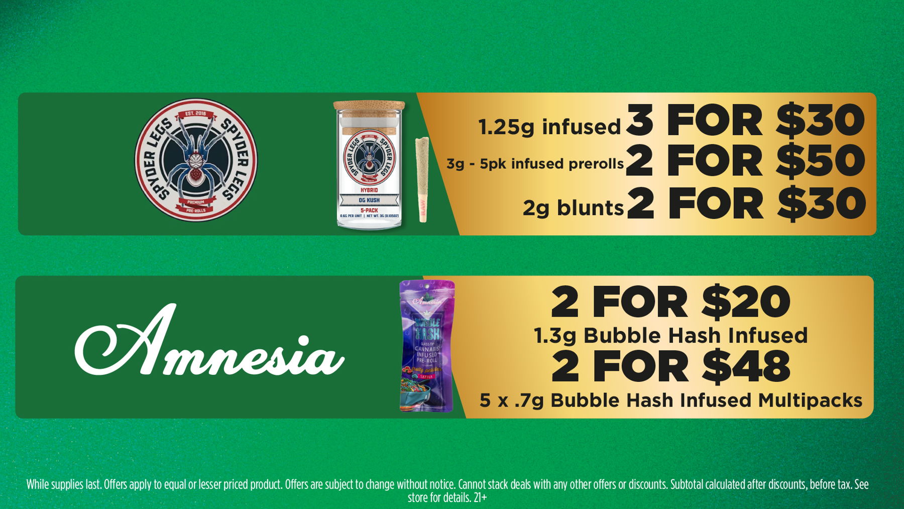 Mac Pharms Bundle	1g Cart, 200mg Gummy, 1g Concentrate, 1g Infused PR.	$34.99 Gold Tier Bundle	"1 Gold Tier 3.5g, (2) 1g Crude Boys/Drip Cart,  (2) 200mg Choice Chews, (2) 1g Paisley Trees PR"	$59.99 Silver Tier Bundle	1 Silver Tier 3.5g, 1g Common Citizen Wax, 200mg MKX Gummy, 1 Fire Styxx Infused PR	$39.99