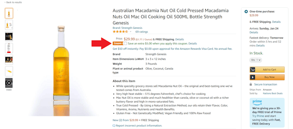Australian Cold-Pressed Macadamia Nut Oil