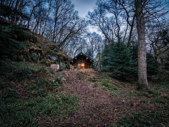 Log cabin in the Lake District