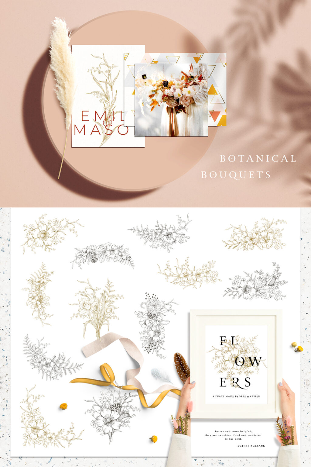 Elegant Botanical Set