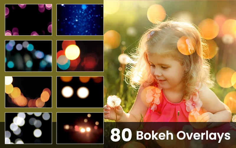 Bokeh Overlay Images included in the mega bundle.