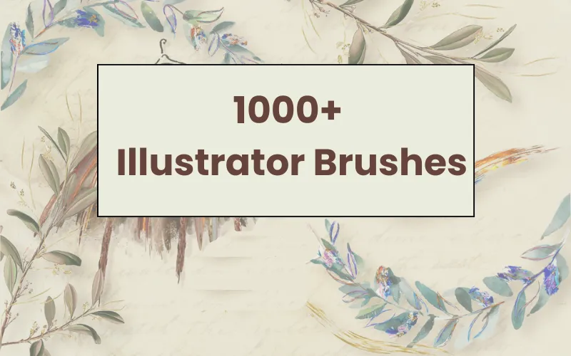 1000+ Illustrator Brushes Bundle
