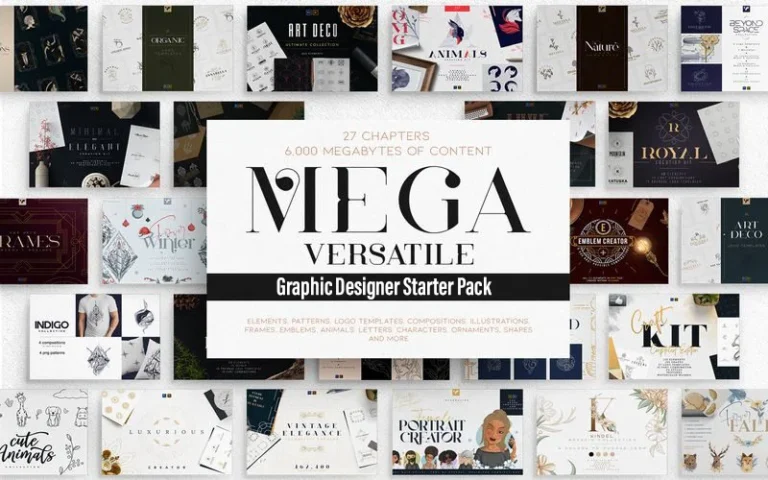 Mega Versatile Graphic Designer Starter Pack