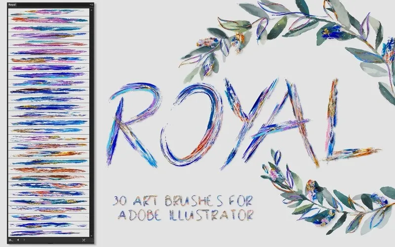 30 Royal Art Brushes