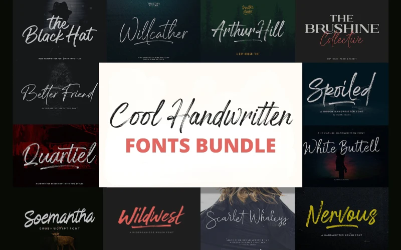 Cool Handwritten Fonts Bundle