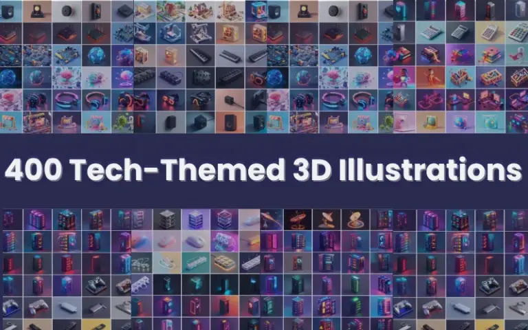 3D Tech Illustrations Bundle