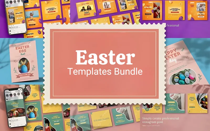Easter Templates Bundle