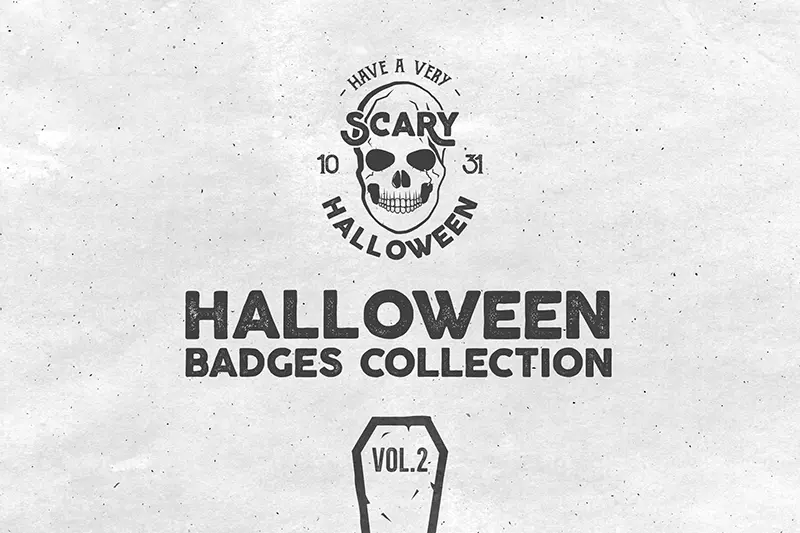 Product image of the Halloween Badges Collection