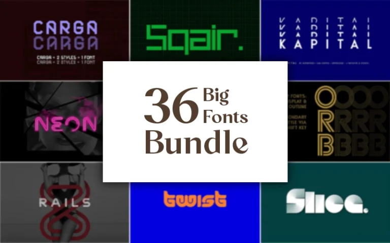 Big Fonts Bundle