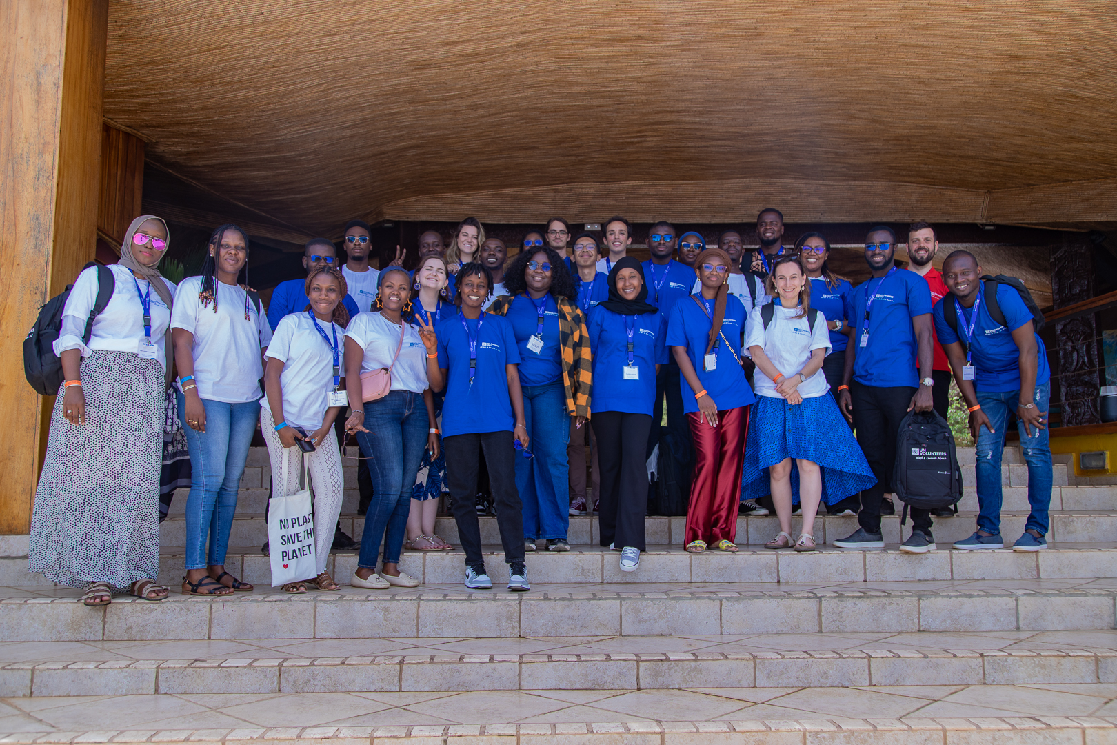 Group picture of UN Volunteers
