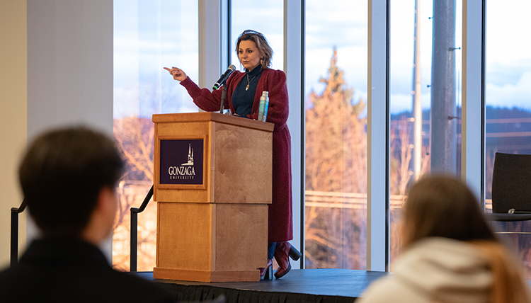 President Passerini speaks at the Microsoft: Campus to Career event