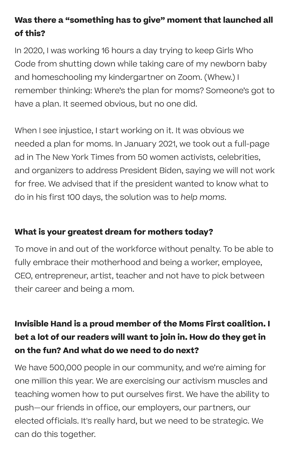 Community Spotlight: Reshma Saujani