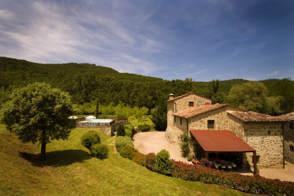 Converted watermill with pool in Tuscany