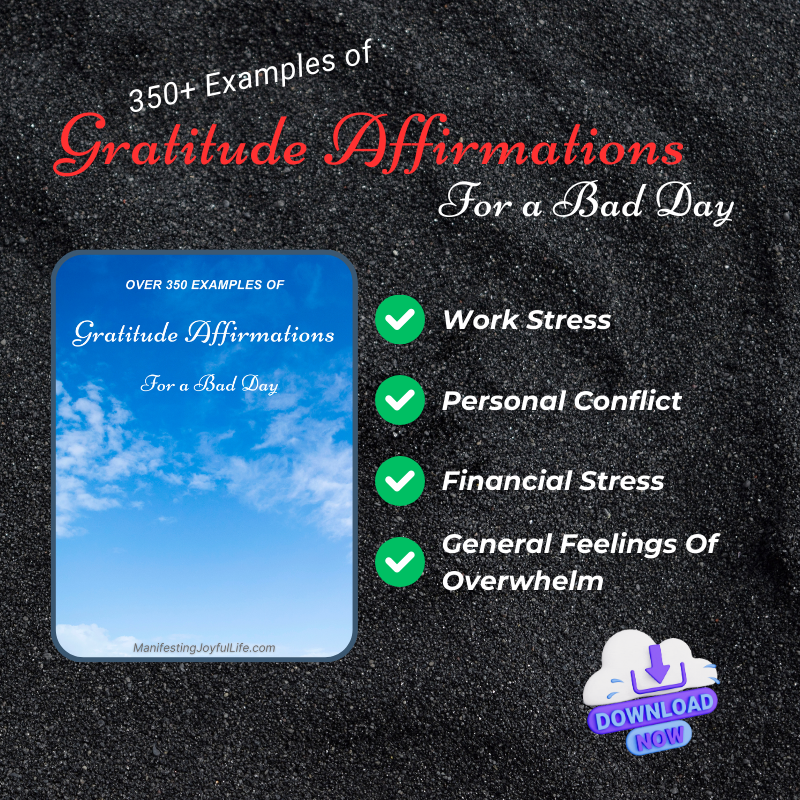 Gratitude Affirmations for a Bad Days img
