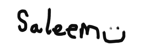 Saleem's signature