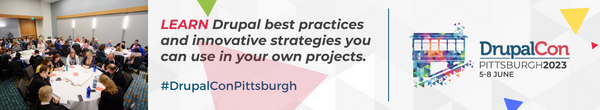 DrupalCon Pittsburgh 2023 | 5-8 June | LEARN Drupal best practices and innovative strategies you can use in your own projects. #DrupalConPittsburgh