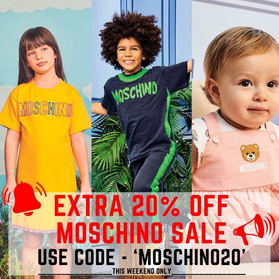 Moschino kidswear outlet sale