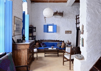 Old traditional stone house in Hora on the Greek island of Serifos
