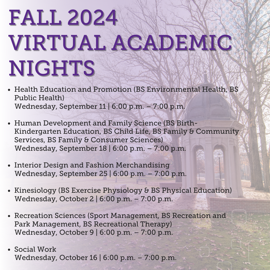 ECU Virtual Academic Nights