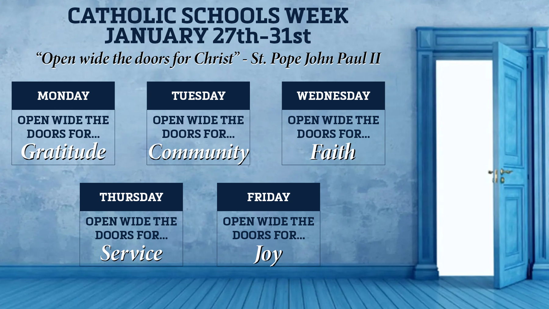 Catholic Schools Week