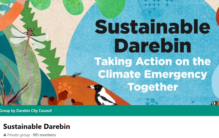 picture of the sustainable darebin facebook page
