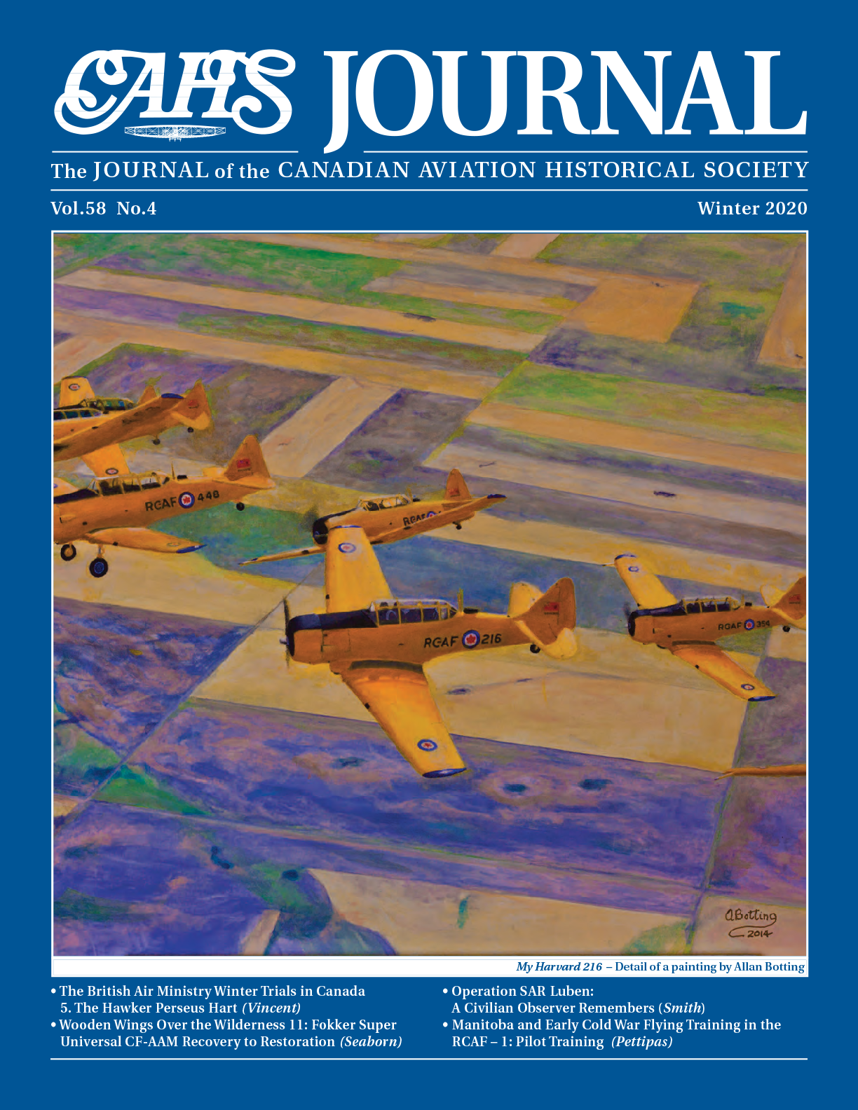 CAHS Journal Volume 58 Number 4 article drawings page image